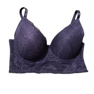 Elegant Lace Bra Black Lace